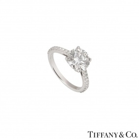 Tiffany & Co. Platinum Diamond Novo Ring 1.72ct G/VS1 XXX Tiffany & Co. Platinum Diamond Novo Ring 1.72ct G/VS1 XXX